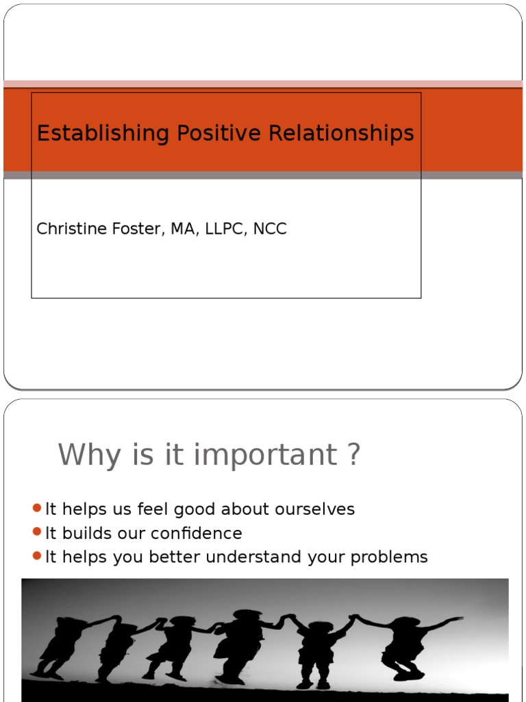 Building Healthy Relationships Guide | PDF | Nonverbal Communication ...
