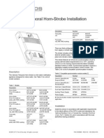 R5.0 Genesis Temporal Horn-Strobe Installation Sheet