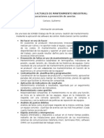 Paper de Tendencias Actuales de Mantenimiento