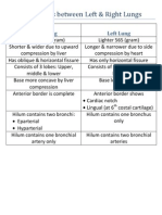 Differences Between Left &amp Right Lungs