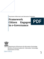 Framework for Citizen Engagement in NeGP