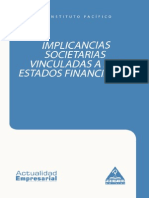 Implicancias Societarias Vinculadas a EEFF