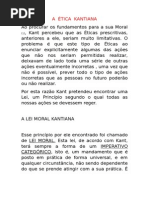 Ética-Ética Kantiana