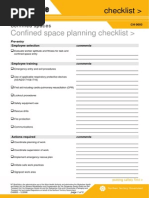Download Confined Space Planning Checklist by KB SN287609923 doc pdf
