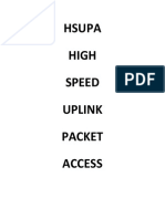 Hsupa High Speed Uplink Packet Access