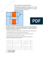 Conexión en Paralelo de Transformadores