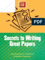 Secrets to Writing Great Papers (Study Smart Series)