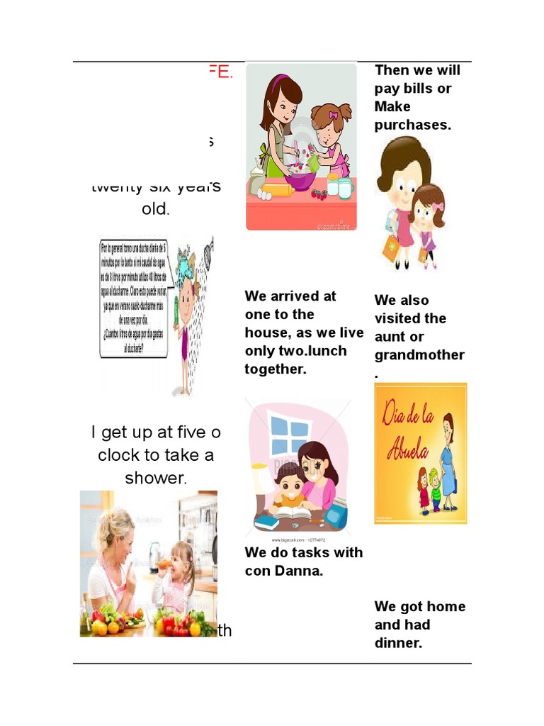 A Day in My Life: Daily Routine Insights | PDF | Language Arts & Discipline