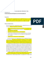 Aseguramiento de La Calidad Del Proceso y Del