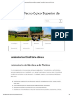 Laboratorios Electromecánica - Tecnológico Superior de El Grullo