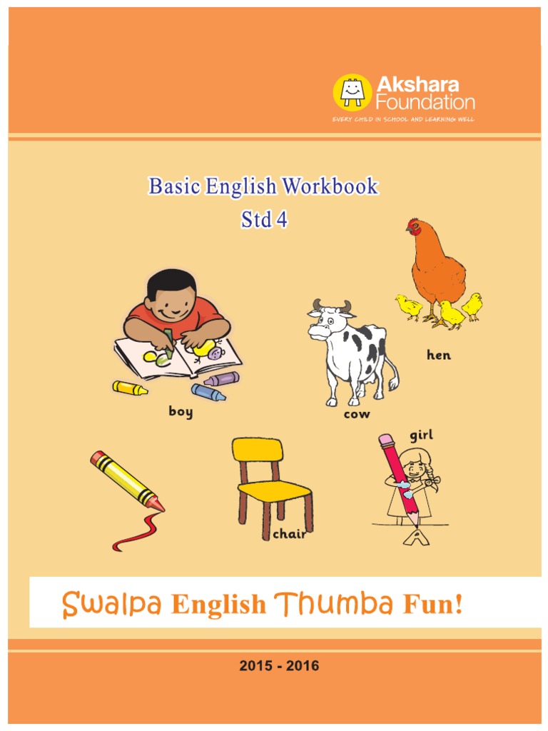 workbook class 4 english
