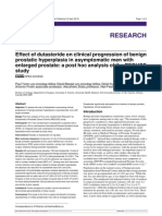 Effect of Dutasteride on Clinical Progression of Benign Prostatic Hyperplasia in Asymptomatic Men With Enlarged Prostate a Post Hoc Analysis of the REDUCE