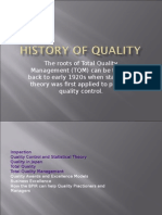 History of Quality