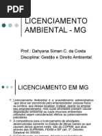 LICENCIAMENTO AMBIENTAL - Instruções.ppt