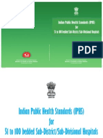 Indian Public Health Standards for 51-100 Bed Sub-District Hospitals