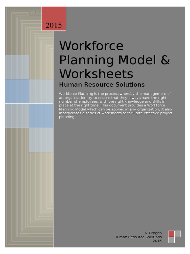 Workforce Planning Model | PDF | Human Resources | Day Care