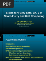 Slides For Fuzzy Sets, Ch. 2 of Neuro-Fuzzy and Soft Computing