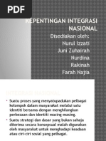 Download kepentingan integrasi nasional by Juni Zuhairah Abd Ghafar SN287680716 doc pdf