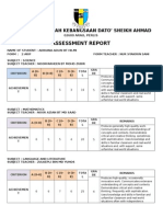 Sample Assessment Reports