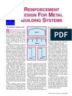 Reinforcement Design For Metal Building Systems