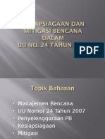 Kesiapsiagaan Dan Mitigasi Bencana