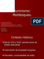 Iluminismo - Montesquieu (Slides)