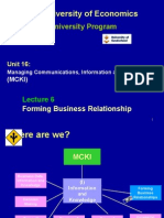 2.4 Forming Business Relationship
