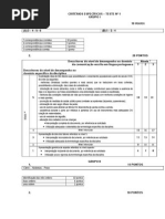 Critérios Específicos de Correção Teste 1 - 11º