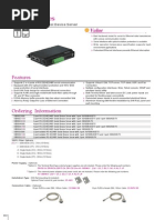 EtherWAN SE6304-00B Data Sheet