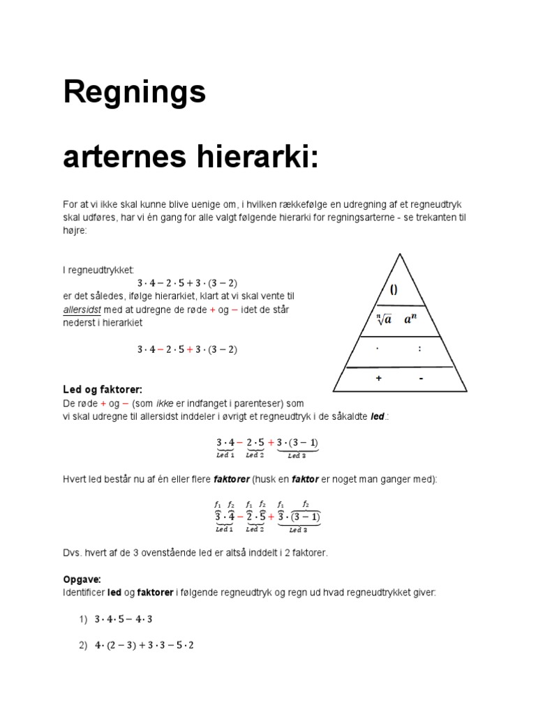 Og Parentesregneregler |