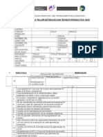 Ficha de Monitoreo 2015 Cetpro SANTA ROSA CHOCOPE