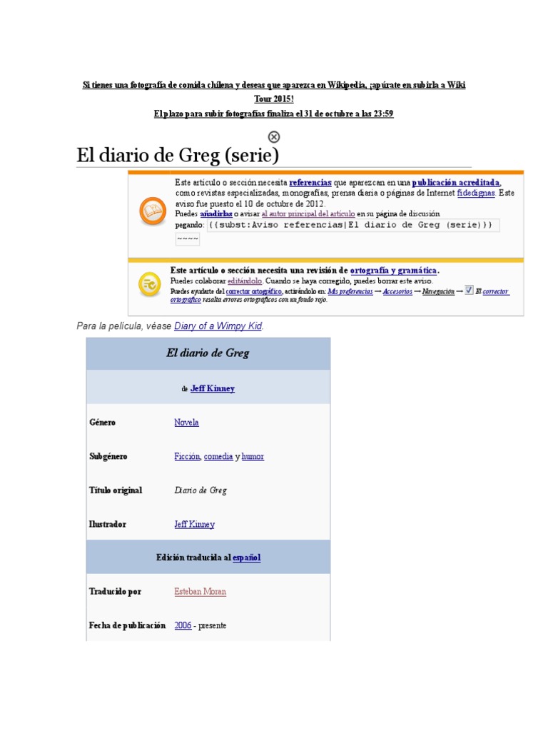 Featured image of post Descargar El Diario De Greg 4 Pdf Completo Gratis Por ello organiza una serie de planes para pasarlo de una manera m s amena y sobrevivir a esta traum tica experiencia