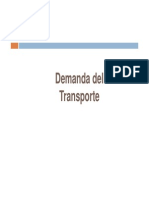 Demanda en El Transporte 06 10 2015