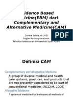 Kuliah Evidence Based Medicine CAM