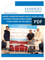 Hashoo Foundation Handed Over 45 School Desks to Rotary Pakistan Literacy Mission in Karachi_9!28!2015