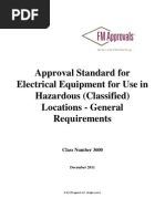 FM 3600 - 2011 Approval Standard For Electrical Equipment For Use in Hazadous Location