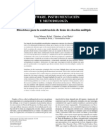 Directrices para la construcción de ítems de elección múltiple