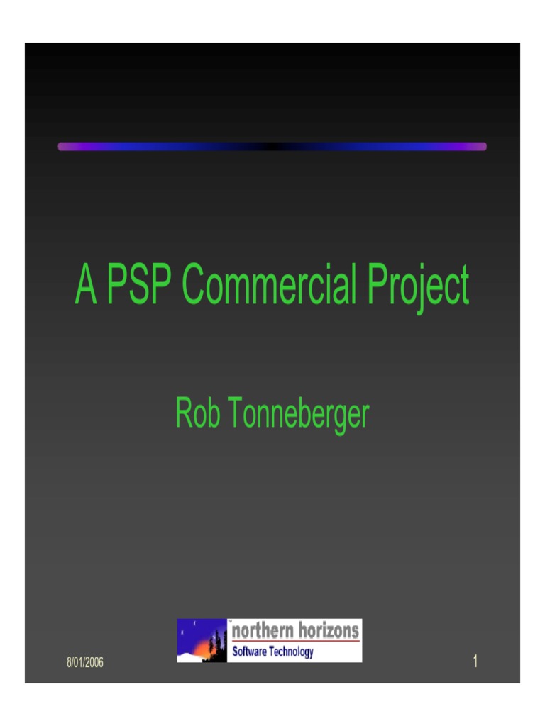 PSP PPT SPPM | PDF | Software Engineering | Systems Engineering