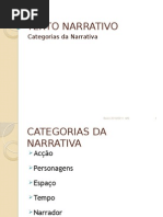 Categorias Da Narrativa - Manuela Silva