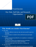 Fixed Income Buy Side, Research & Sell Side Careers: A Guide