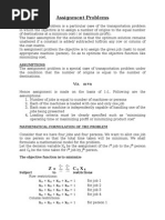 Or - Assignment Problem Roll No. 93