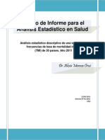 Modelo Informe Estadistico