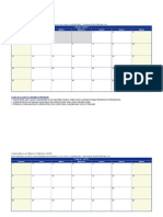 Calendario en Blanco Enero 2015