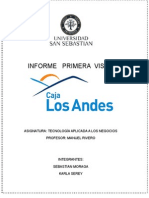 Informe Tecnologias de La Informacion CAJA LOS ANDES