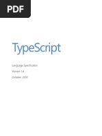 Download TypeScript Language Specification by Fernando Almeida SN287769587 doc pdf