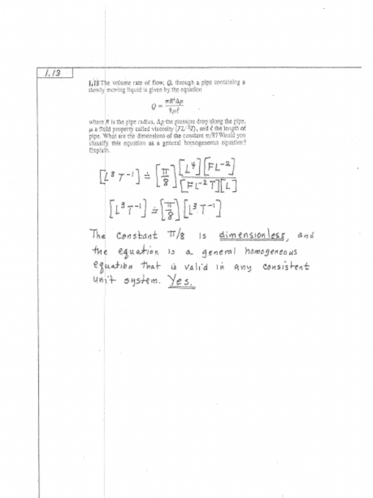 Fogler fluid mechanics homework 06 image