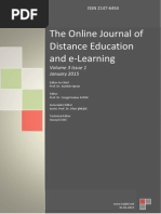 The Online Journal of Distance Education and e Learning