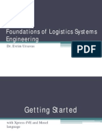 Getting Started with Logistics Systems Modelling