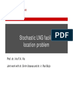 Stochastic LNG facility location problem