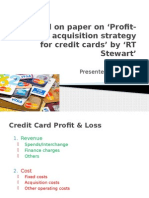 Profit Based Acquisition Strategy For Credit Cards